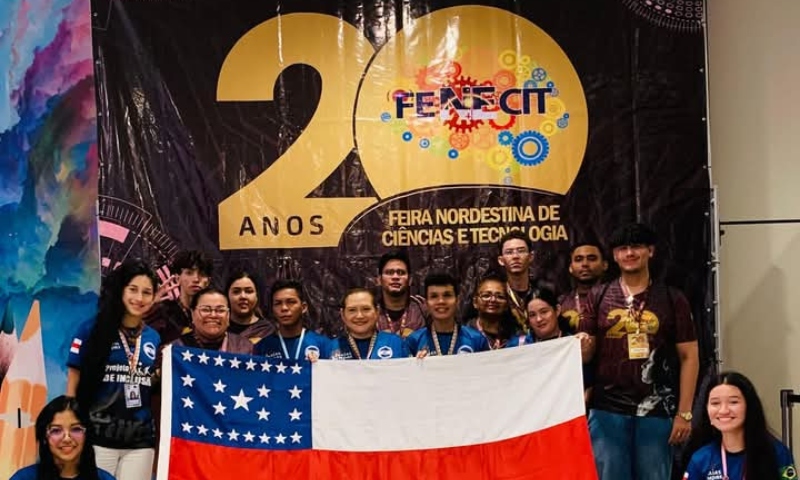 Escola estadual de Iranduba é premiada na Feira Nordestina de Ciência e Tecnologia