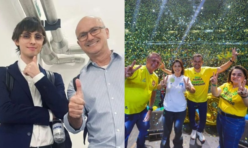 ‘Não embarcaram na campanha’: Amom e Menezes não aparecem em evento de Alberto Neto com Bolsonaro em Manaus