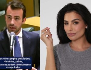 Ex-marido de Cíntia Chagas nega agressão doméstica e diz que conversas e prints foram manipulados; veja vídeo