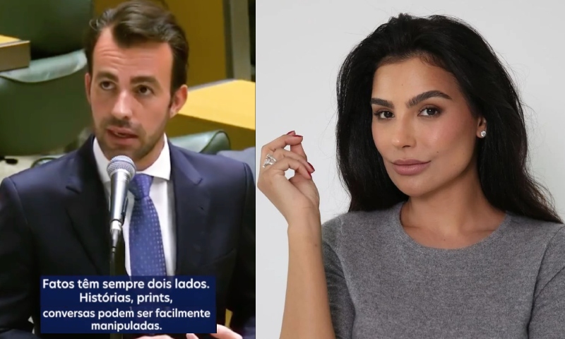 Ex-marido de Cíntia Chagas nega agressão doméstica e diz que conversas e prints foram manipulados; veja vídeo