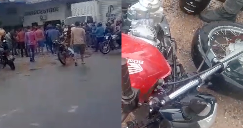 “Chega de assaltos”: população revoltada atropela ladrões no Canaranas; veja vídeo