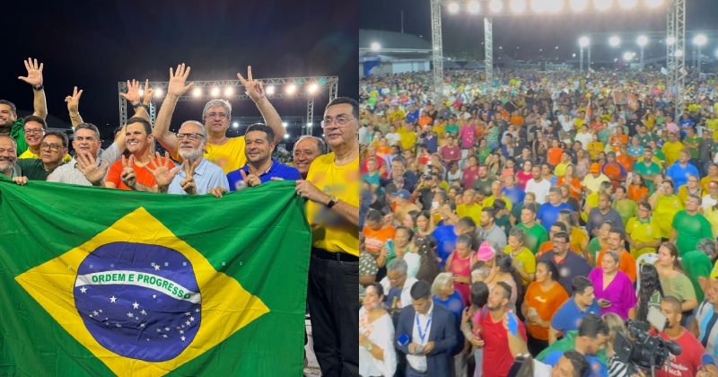 Lideranças de direita e 20 mil apoiadores se unem em favor de David Almeida nas eleições em Manaus