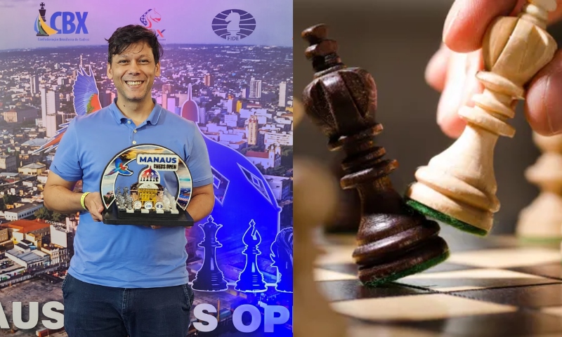 Mestre do Xadrez: Rafael Leitão é o campeão do Manaus Chess Open 2024