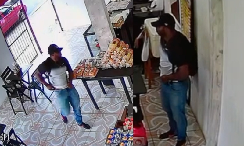 Vulgo “Boca de Flor” assalta padaria e toca o terror no bairro Cidade Nova