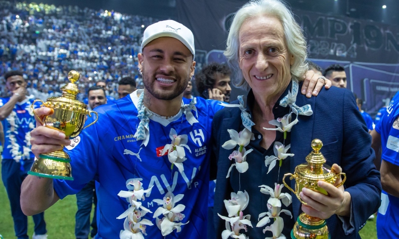 Neymar está de volta: jogador recuperado viajará com o Al-Hilal para confronto decisivo na Champions Asiática