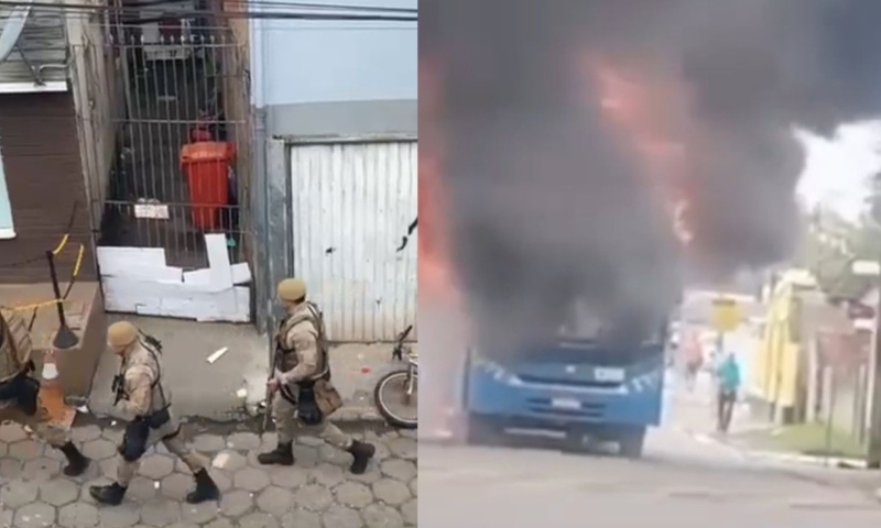 Guerra de facções transforma Florianópolis em zona de guerra; veja vídeos