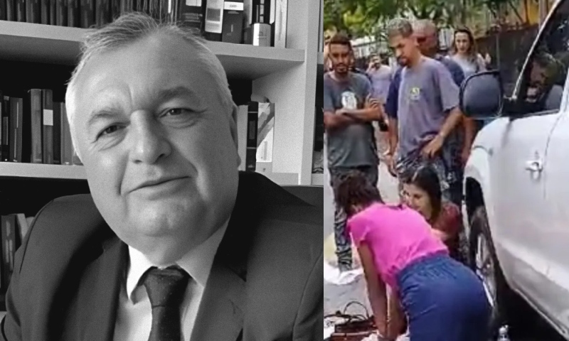 Ex-presidente da OAB é morto a tiros após deixar neto na escola; veja vídeo