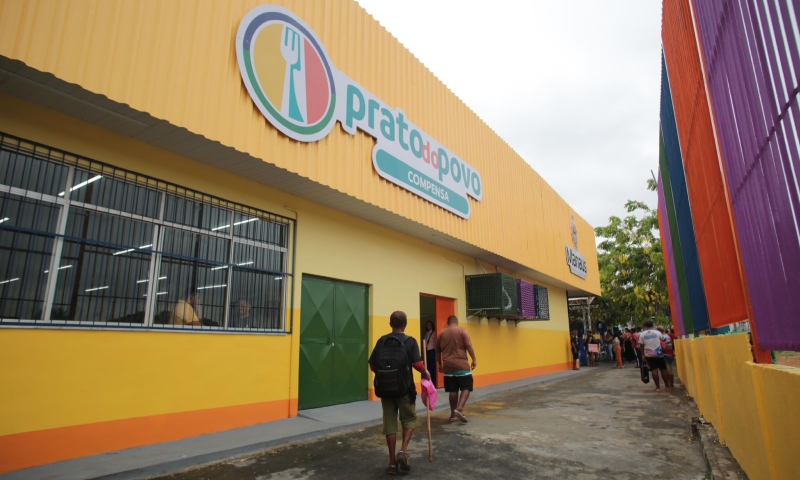 Prefeitura de Manaus inaugura 11ª unidade do ‘Prato do Povo’, desta vez na zona Oeste