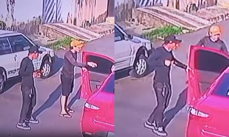 Bandidos armados rendem homem com criança de colo durante assalto em Manaus; veja vídeo