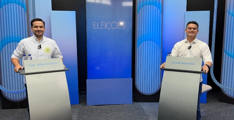 David Almeida e Alberto Neto se enfrentam no último debate antes do 2º turno em Manaus