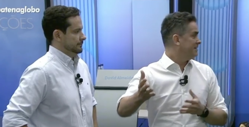 Alberto Neto tenta intimidar David Almeida durante debate ao ter seus escândalos revelados; veja vídeo