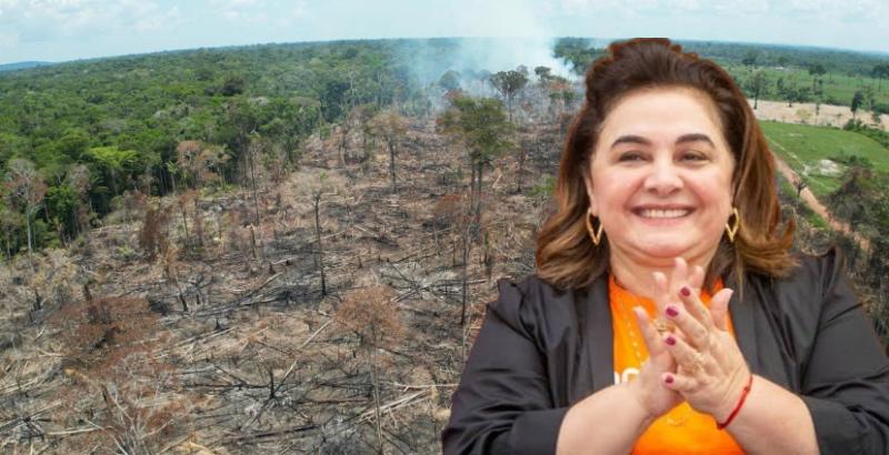Família de Maria do Carmo, candidata a vice de Alberto Neto, pratica crime ambiental; veja vídeos