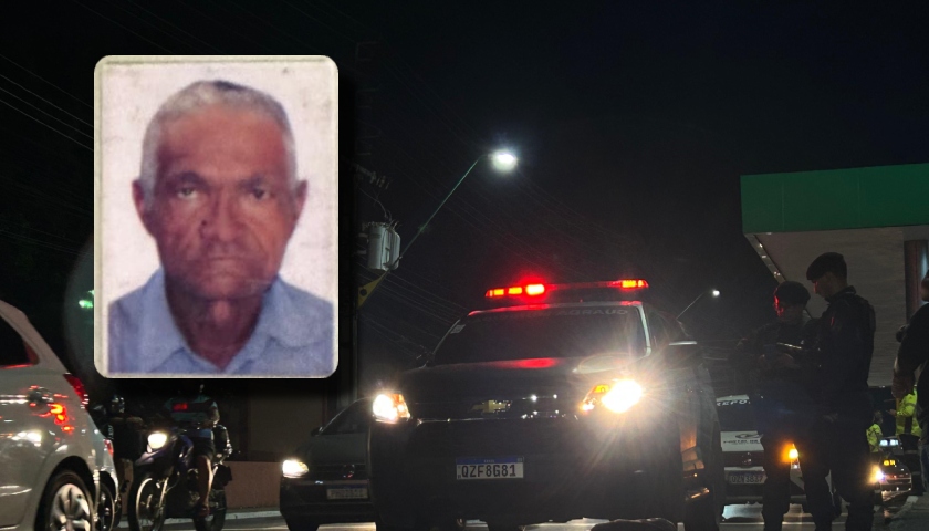 Aposentado morre atropelado por motociclista na Constantino Nery