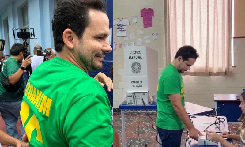Capitão Alberto Neto vota no 2º turno das eleições no Centro de Manaus
