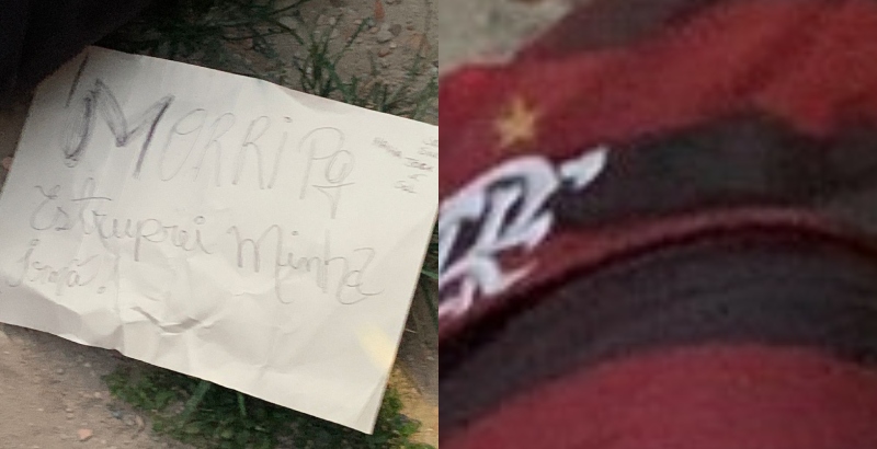 Pistoleiros matam flamenguista e deixam bilhete ao lado do corpo em Manaus; veja