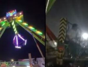 Veja momento em que brinquedo despenca em Parque de Diversão e deixa pessoas em estado grave; vídeo