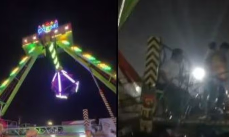 Veja momento em que brinquedo despenca em Parque de Diversão e deixa pessoas em estado grave; vídeo