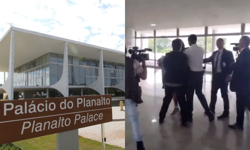 “Peladona”, mulher invade Palácio do Planalto e causa alvoroço; veja vídeo