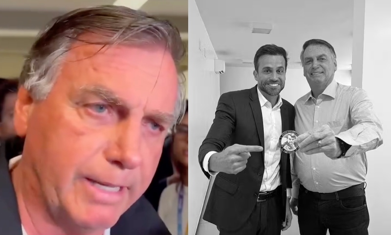 Bolsonaro veta a entrada de Pablo Marçal no PL e diz que ter dado medalha foi um “erro”; veja vídeo