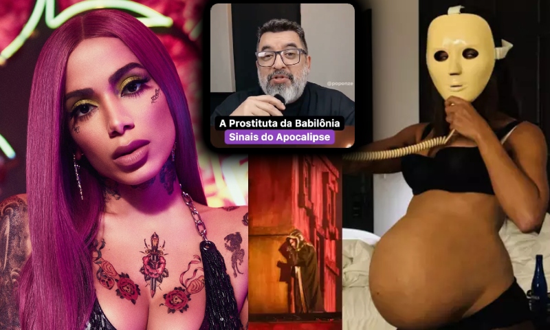 Pastor chama Anitta de ‘prostituta do Apocalipse’ enquanto fãs dizem que ela dará a luz ao “anticristo”; veja vídeo