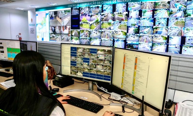 Monitoramento da Prefeitura de Manaus registra quase 6 mil ocorrências no mês de outubro