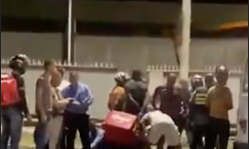 Ladrão leva surra federal após causar acidente gravíssimo durante fuga; veja vídeo