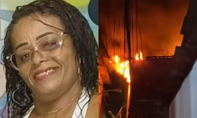 Mulher fica com corpo 100% queimado após botijão de gás explodir; veja vídeo