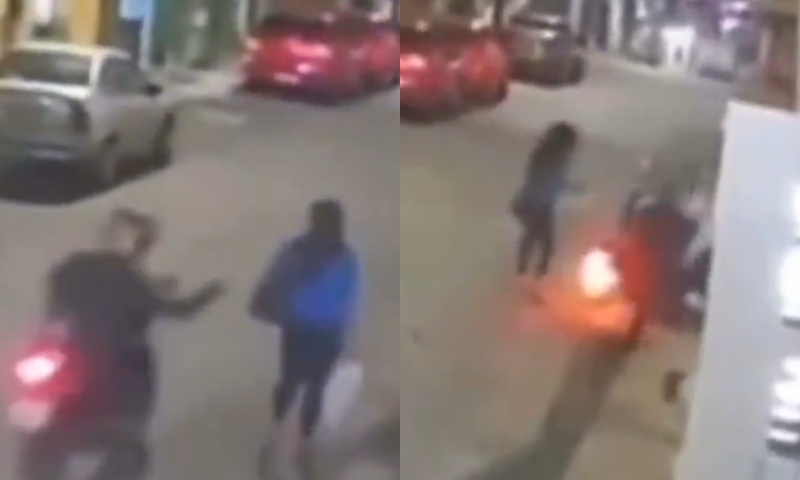 Mulher brava “senta a pêia” em bandido que tentou roubar a bolsa dela em Manaus; veja vídeo