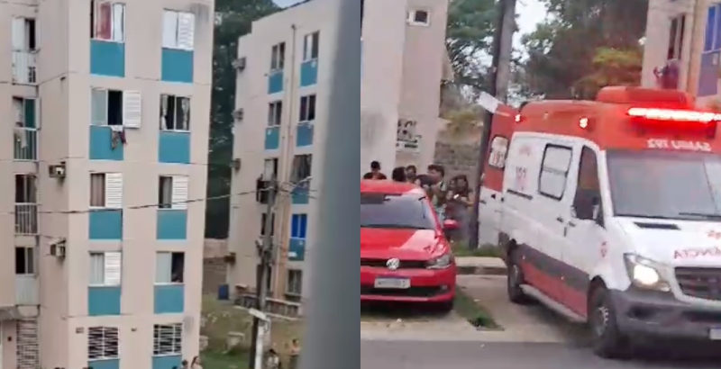 Tragédia: criança morre ao cair do 4º andar de prédio no Santa Etelvina; veja vídeo