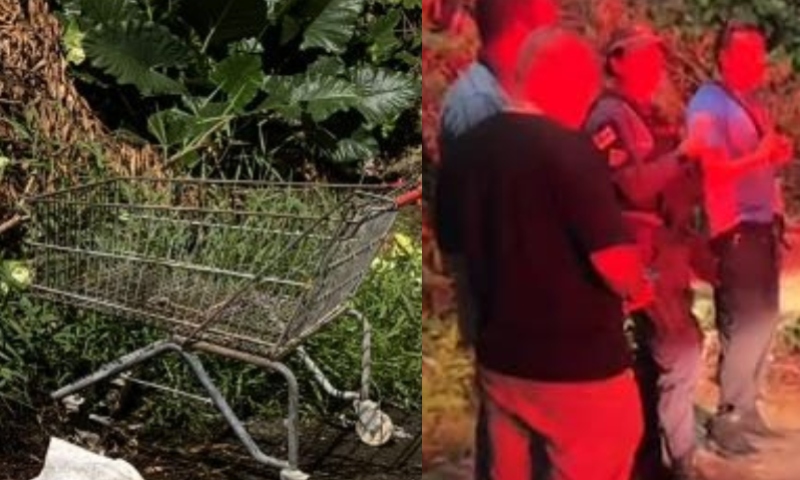 Corpo é encontrado dentro de carrinho de compras abandonado no Mutirão; veja vídeo