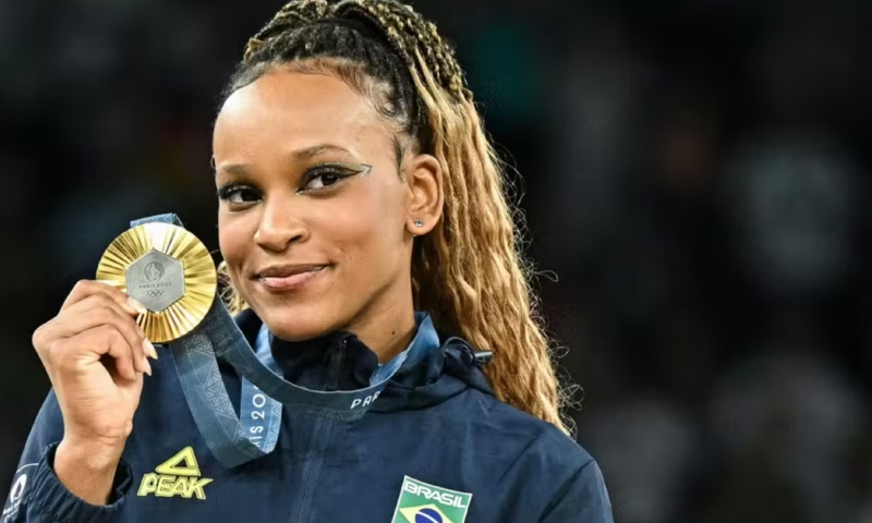 Rebeca Andrade é anunciada como embaixadora dos Jogos da Juventude