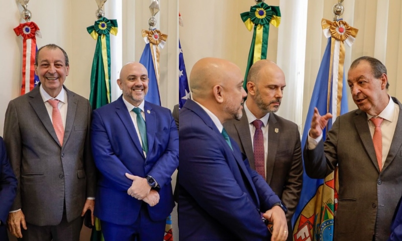 Senador Omar Aziz prestigia posse do novo Superintendente da Polícia Federal no AM