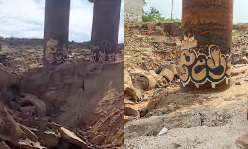 Vídeo mostra erosão em pilares da Ponte Rio Negro e causa preocupação sobre sua segurança; veja