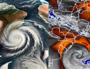 Ciclone-bomba se forma e pode atingir Sul do Brasil na próxima semana; veja
