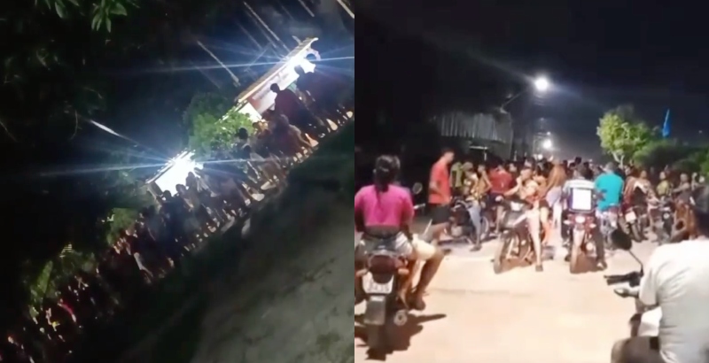 População revoltada ameaça linchar mulher suspeita de matar o filho de 1 ano no Amazonas; veja vídeo