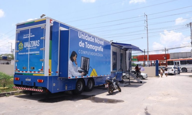 Carretas da Saúde e de Tomografia vão atender nas zonas Oeste e Sul de Manaus