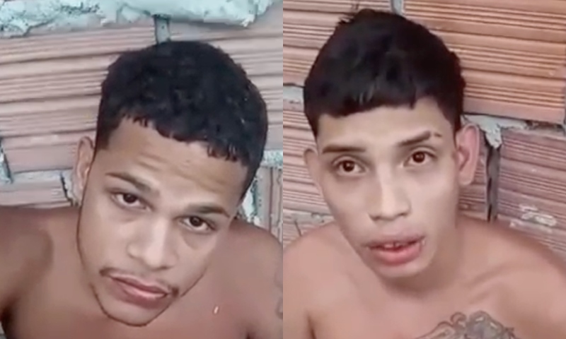 Dupla foi filmada por facção criminosa antes de ser executada em matagal de Manaus; veja vídeo