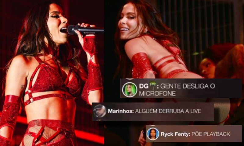 Anitta é detonada após cantar nova música ao vivo e fãs suplicam: “Liga o playback”; veja vídeo