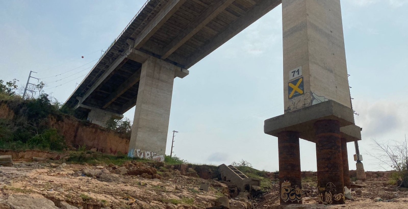 Equipe técnica faz vistoria na Ponte Rio Negro e descarta risco de desabamento