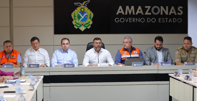 Wilson Lima apresenta balanço da Operação Estiagem 2024 com envio de 3 mil toneladas de alimentos