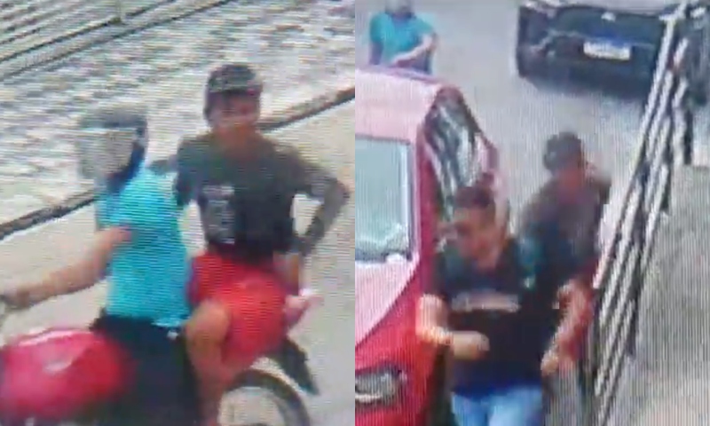 Ladrão corre atrás de trabalhador e rouba celular em Manaus; veja vídeo