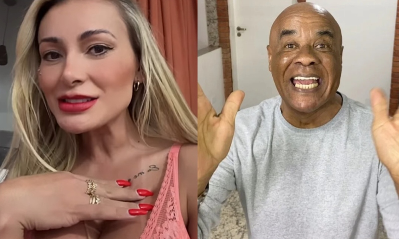 Andressa Urach desafia Kid Bengala para gravar conteúdo de amor intenso: “vem com a mamãe”; veja vídeo
