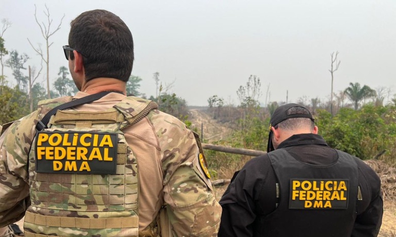 PF prende suspeito de desmatamento ilegal de terras públicas da União no Amazonas