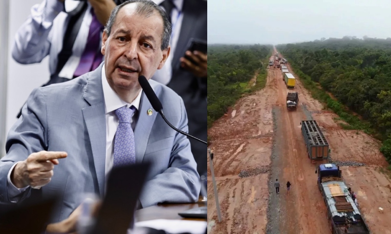 Omar Aziz defende projetos de infraestrutura para o AM e crítica burocracia ambiental da BR-319