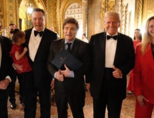 Trump, Milei e Elon Musk se encontram celebram o ‘maior retorno político da História’; veja