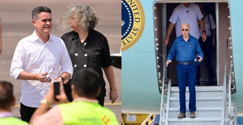 Prefeito David Almeida recepciona presidente Joe Biden em Manaus e destaca a importância da visita