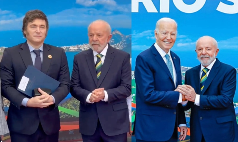 ‘Climão’: Lula encontra Milei no G20 após presidente da Argentina acabar com impostos das compras na Shein; veja vídeo