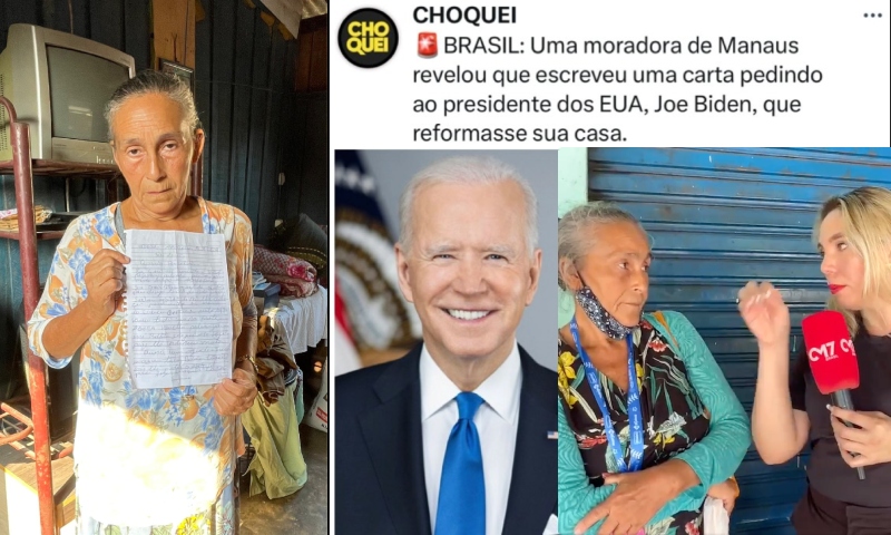Ela só tinha uma cartinha e um sonho: ajude a reformar a casa da dona Maria José, que escreveu para Joe Biden