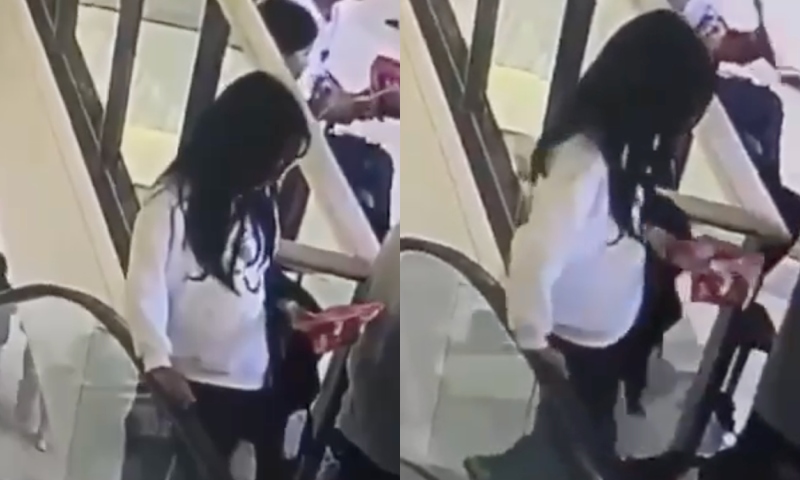 Puxada para a morte: jovem se apoia em corrimão de escada rolante e o pior acontece; veja vídeo