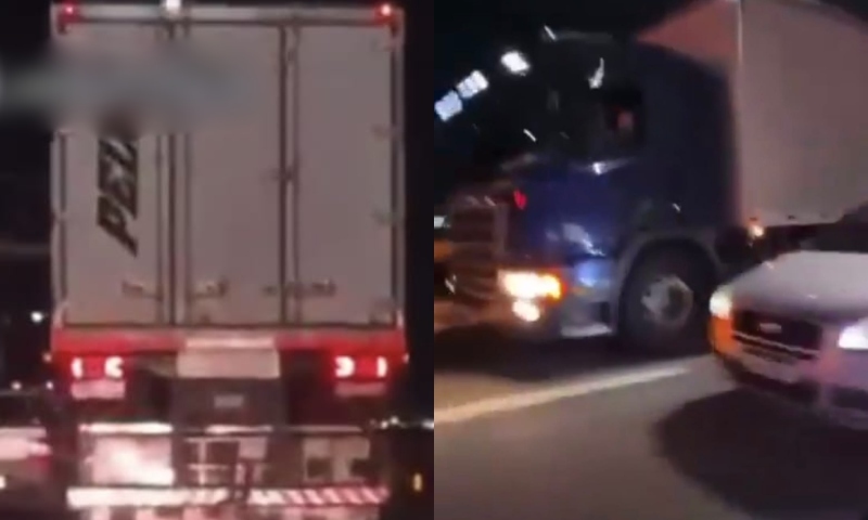 Motorista fica chocado ao ver homem ser arrastado por caminhão na Ponte Rio-Niterói; veja vídeo